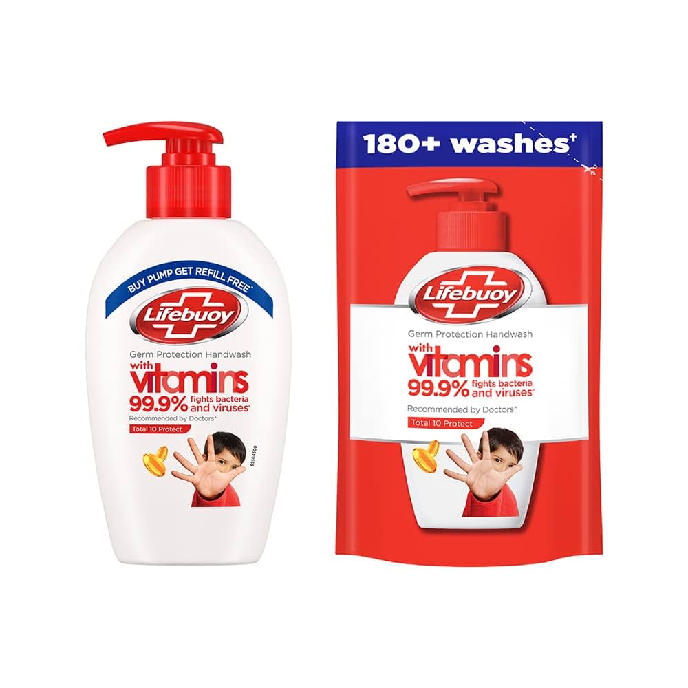 LIFEBUOY HW TOTAL 10PROTECT 190+185ML FREE