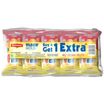 BRITANIA MARIE GOLD BUY 4 GET 1 PACK