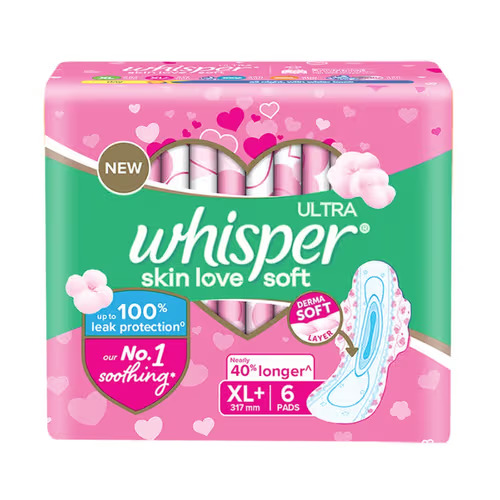 WHISPER ULTRA SOFT XL6PADS