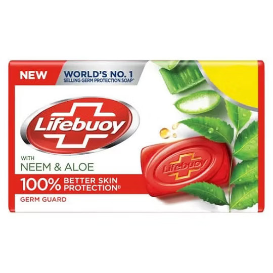 LIFEBUOY RED WITH NEEM ALOE 125GMS