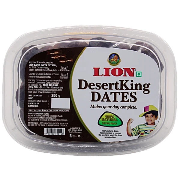 LION DESERTKING DATES BOX 250G