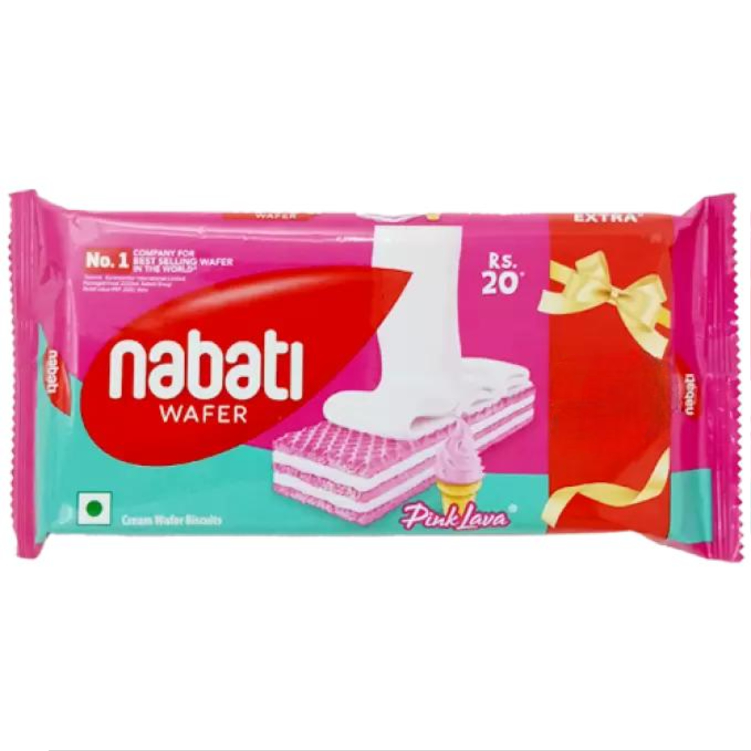 NABATI PINK LAVA WAFER 20Rs