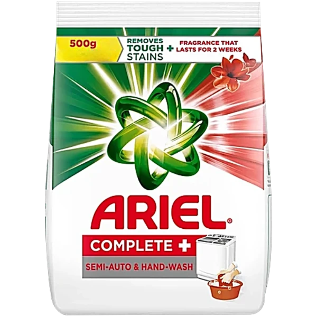 ARIEL COMPLETE POWDER 500GMS GREEN