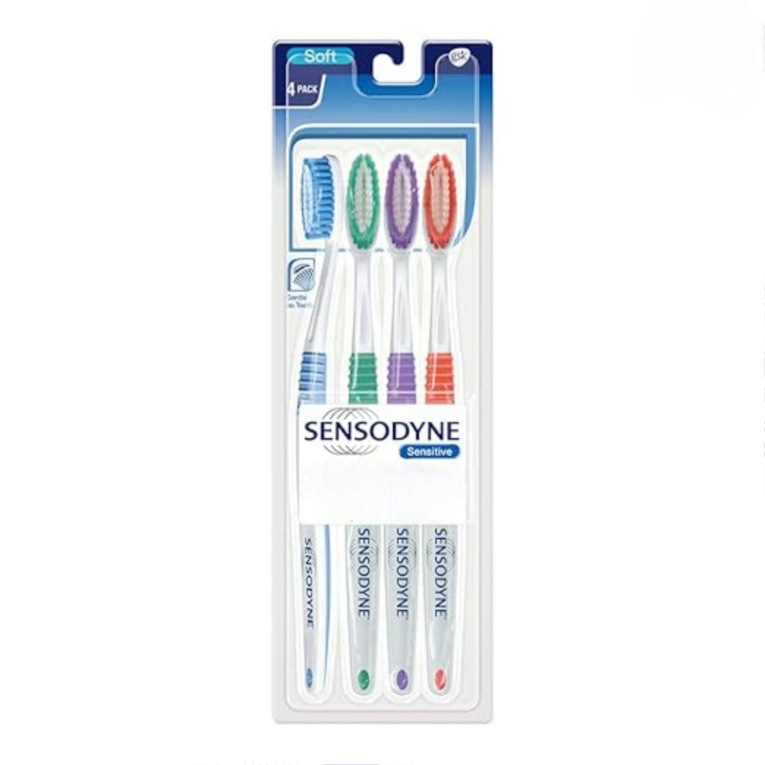 SENSODYNE SENSITIVE TOOTHBRUSH-4UNIT