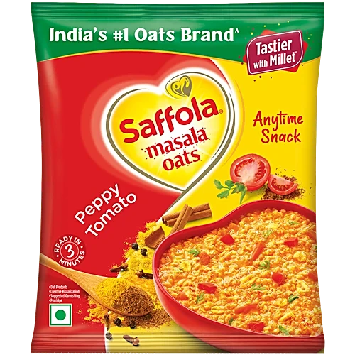 SAFFOLA MASALA OATS PEPPY TOMATO 38G