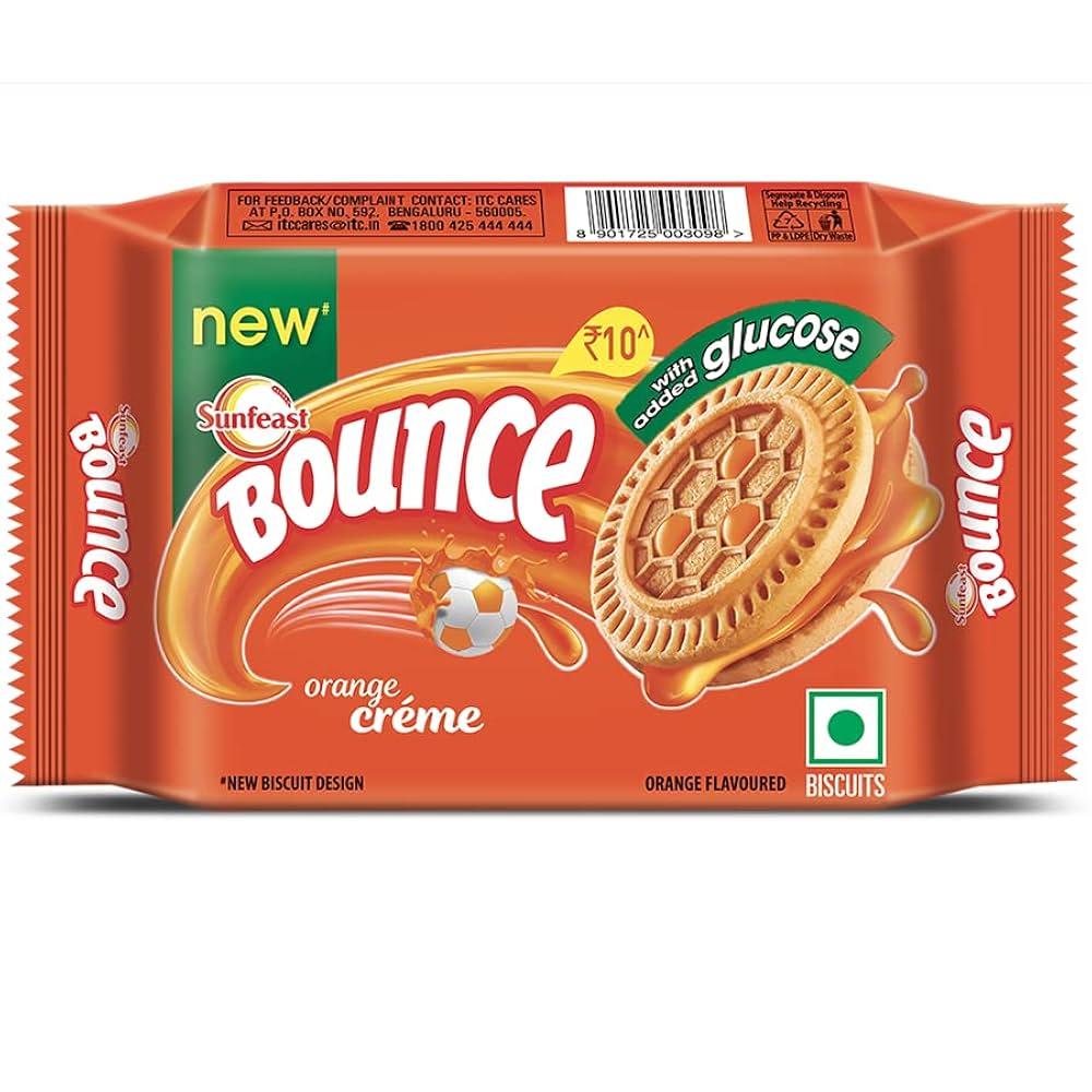 SUNFEAST BOUNCE ORANGE BISCUITS 10