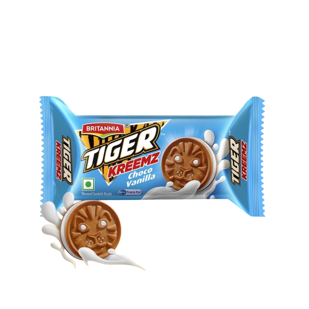 TIGER KREEMZ CHOCO MILK  VANILLA 5Rs