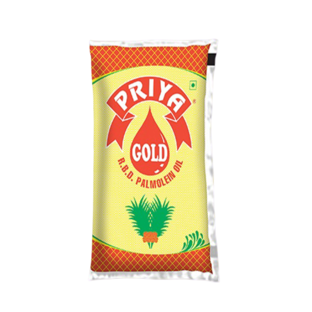 PRIYA GOLD PALM OIL 1LTR POUCH