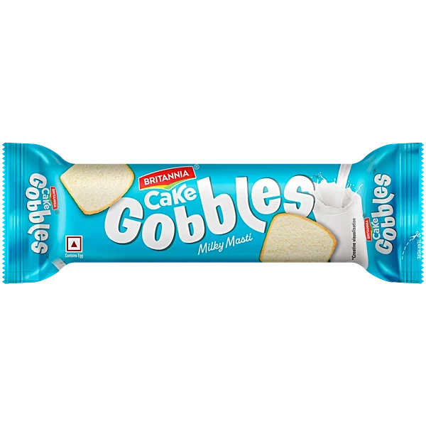 BRITANIA GOBBLES MILK CAKE 15Rs