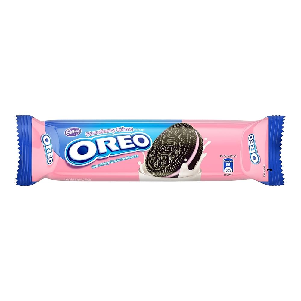 CADBURY OREO STRAWBERRY CREME 30Rs