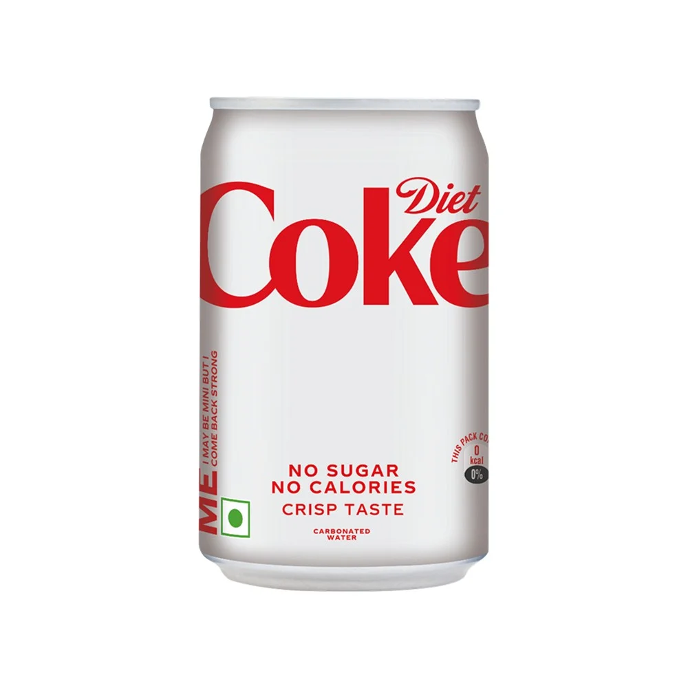 COKE TIN DIET COKE MRP25