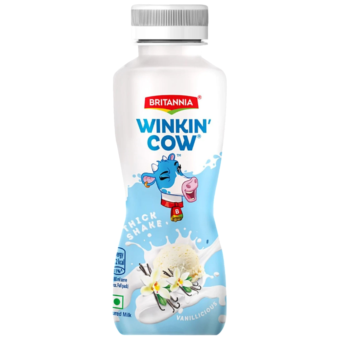 BRITANNIA THICK SHAKE VANILLA 180ML 40Rs
