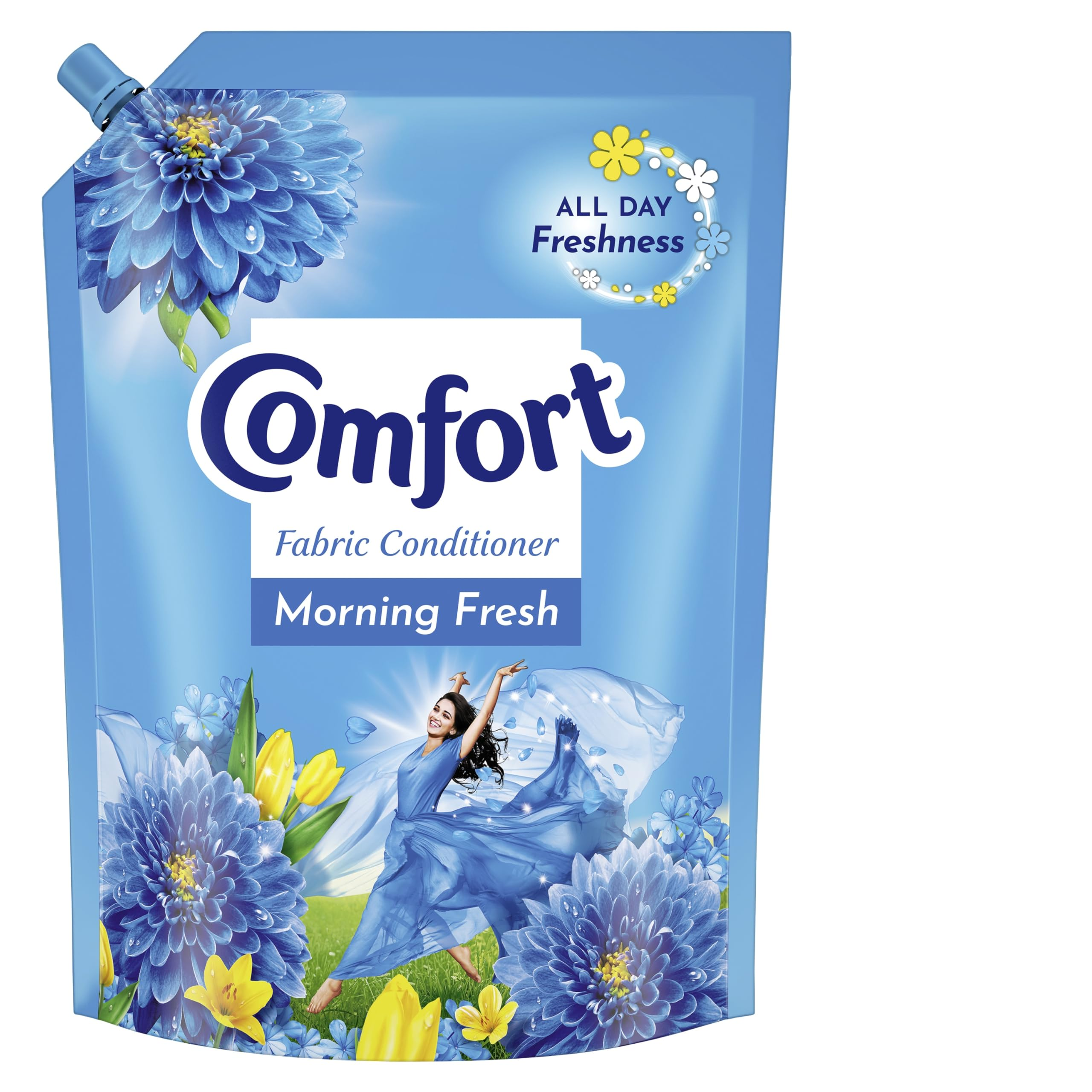 COMFORT MORNING FRESH BLUE POUCH 99Rs