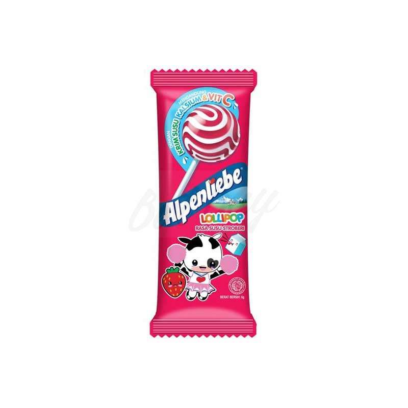 ALPENLIEBE STRAWBERRY LOLLIPOP