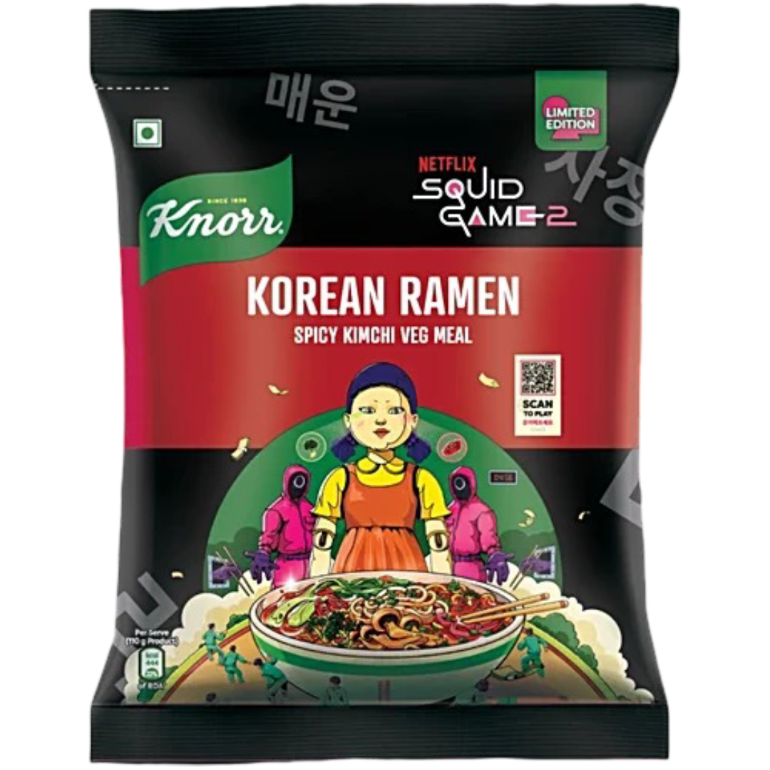 KNOOR KOREAN RAMAN KIMCHI VEG MEAL 