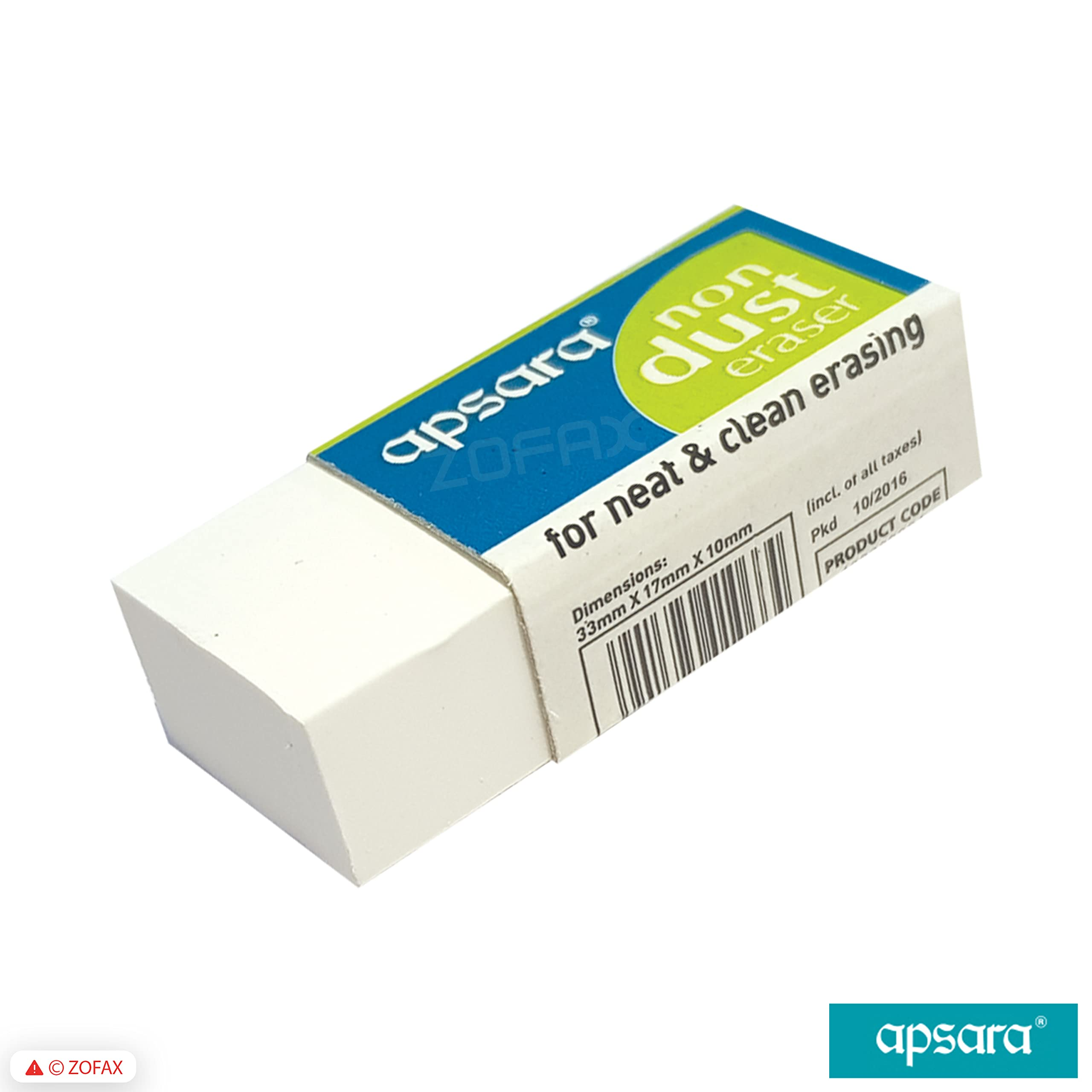 APSARA NON DUST ERASER MRP 3