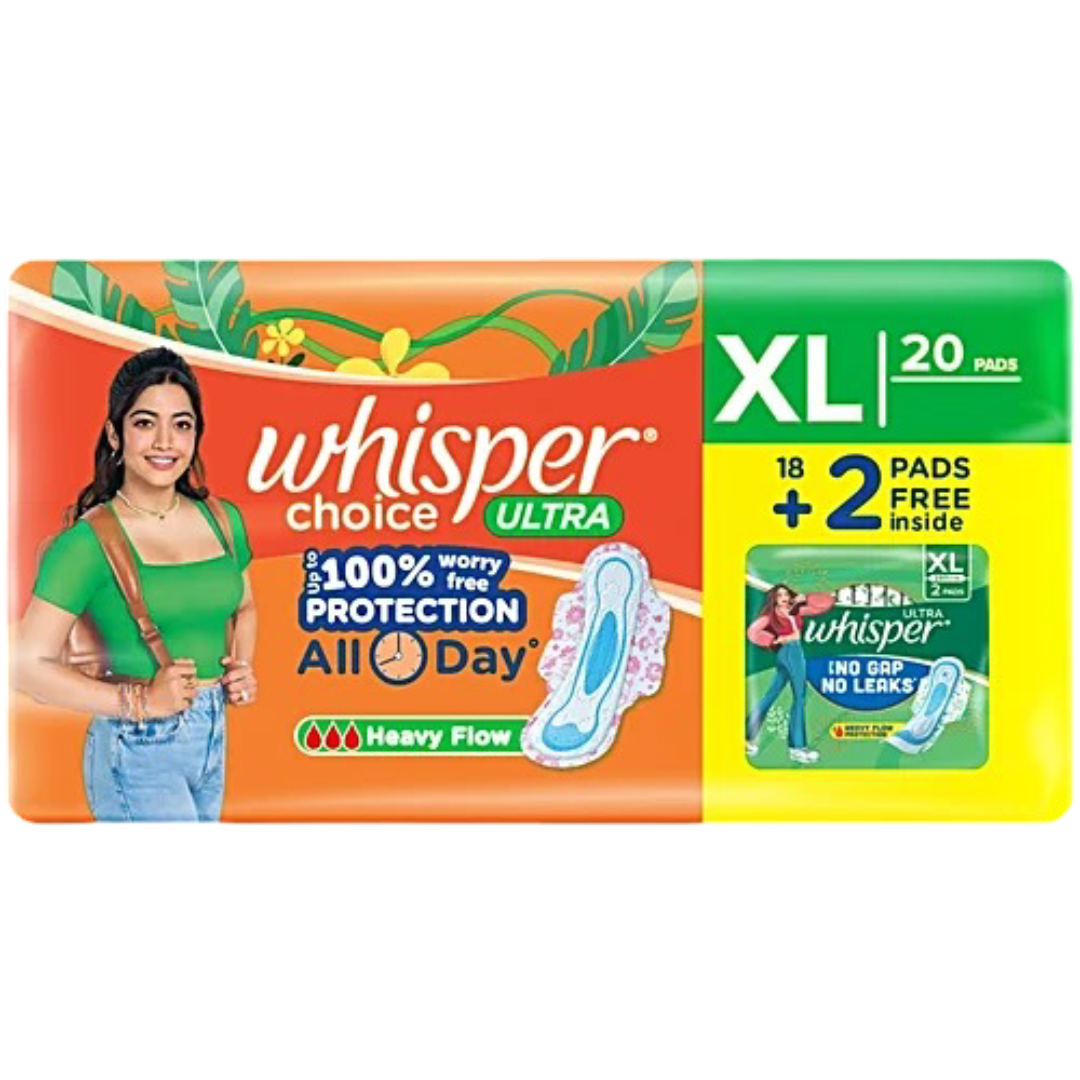 WHISHPER CHOICE ULTRA XL20PADS ORANGE