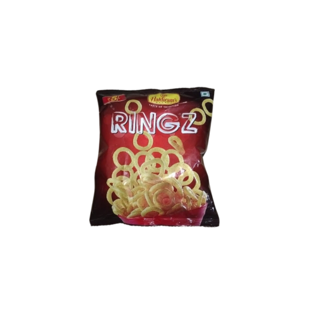 HALDIRAMS RINGZ 18G MRP5Rs