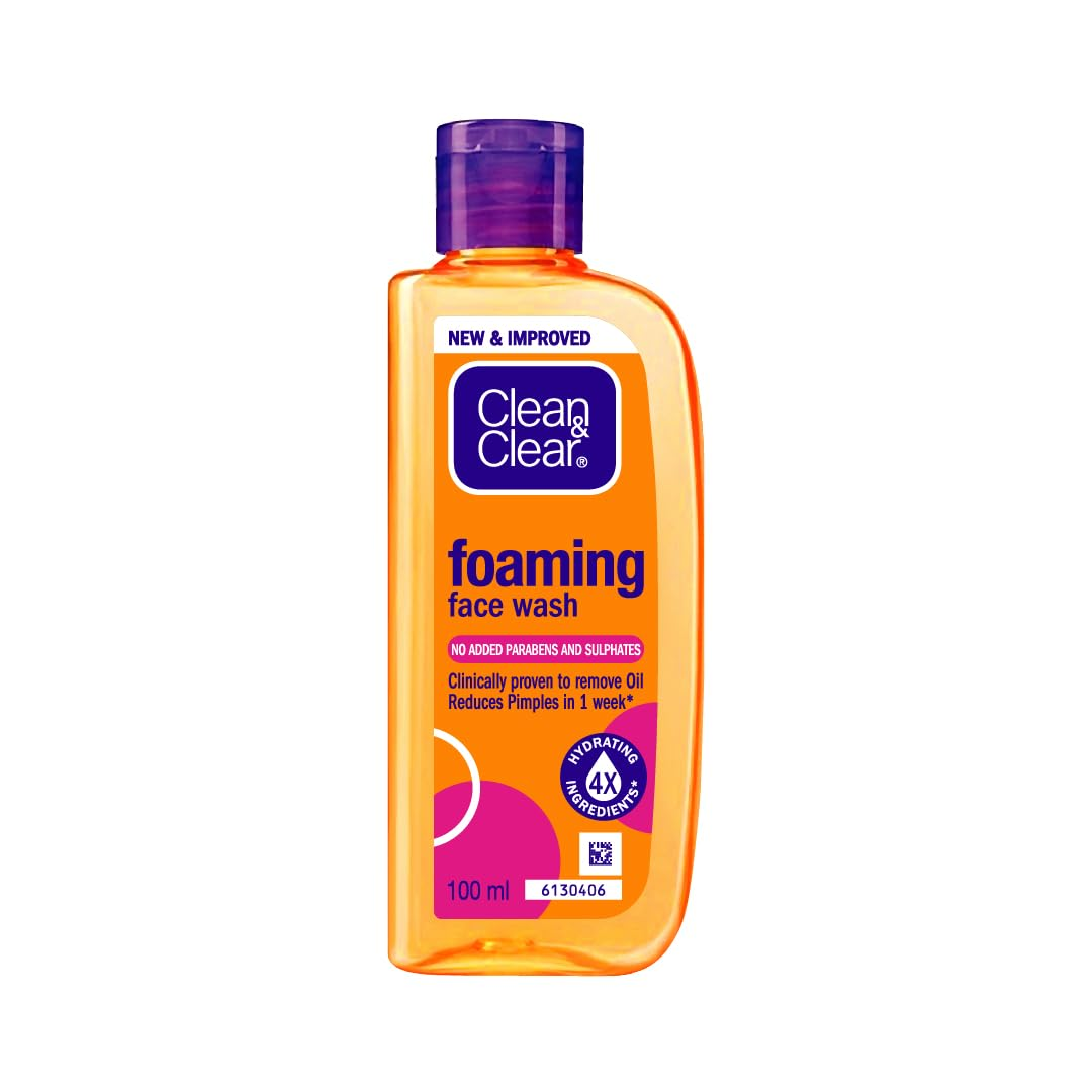 CLEAN&CLEAR FOAMING FACE WASH 100ML