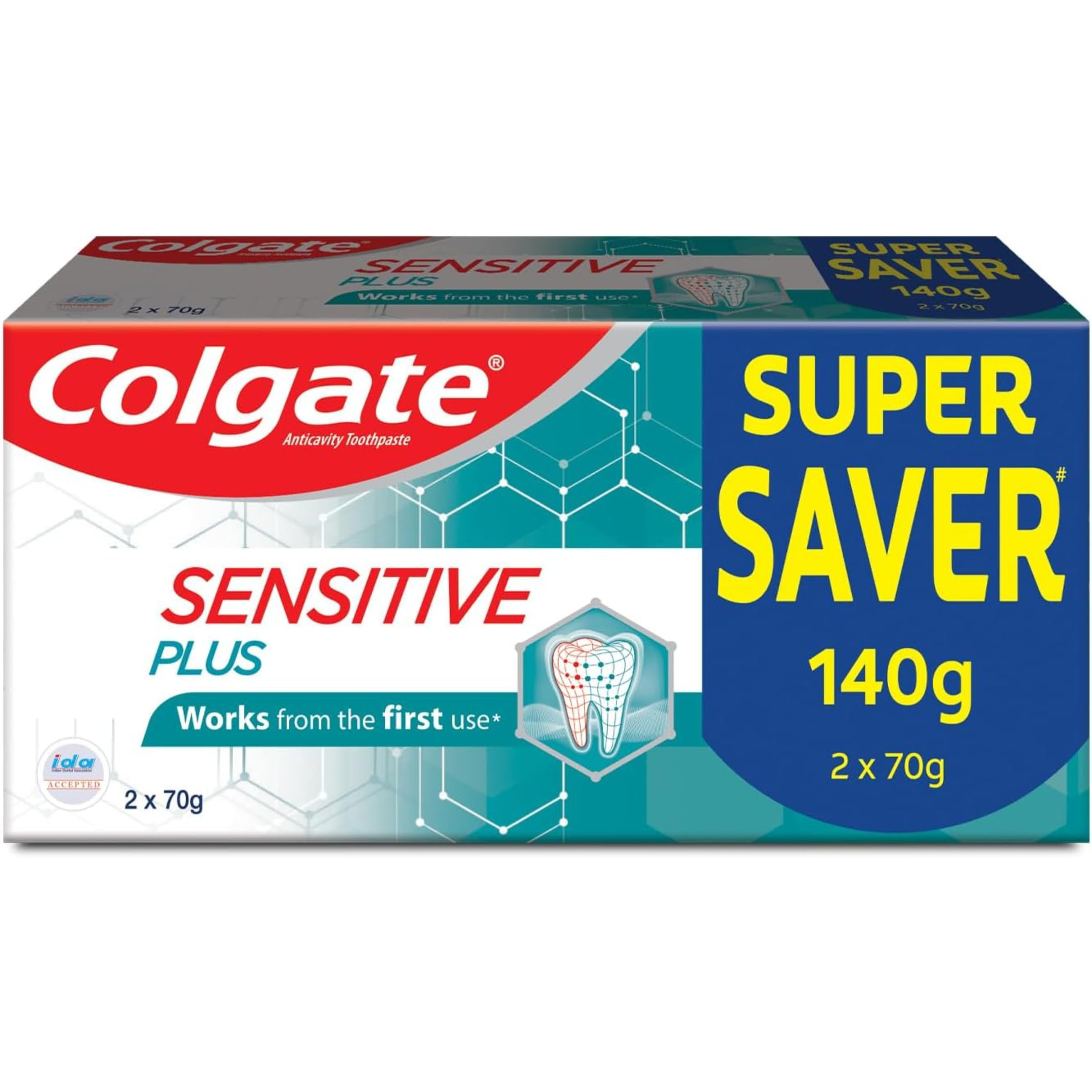 COLGATE SENSITIVE PLUS BUY1GET1FREE 70G+70G