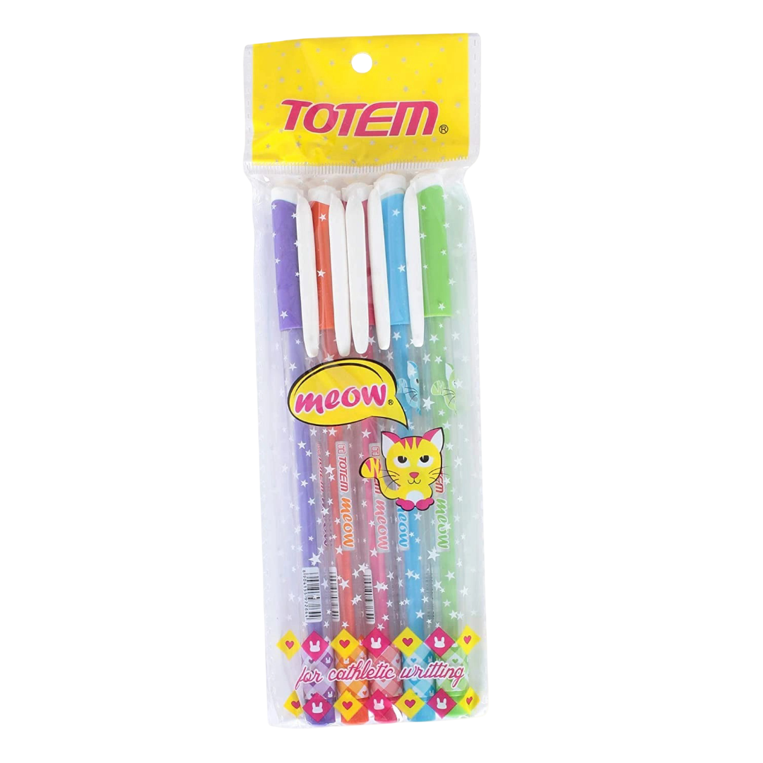 TOTEM MEOW PENS 5PC