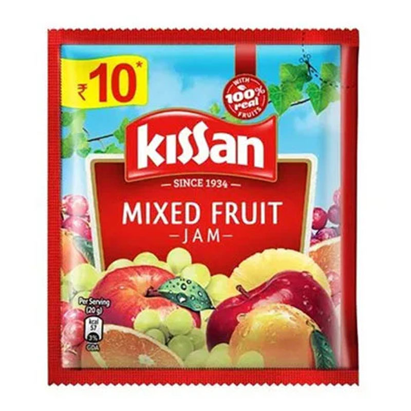 KISSAN MIXED FRUIT JAM 45G MRP10Rs