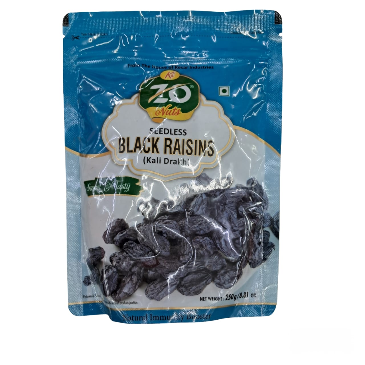 ZO BLACK DRY GRAPES 250