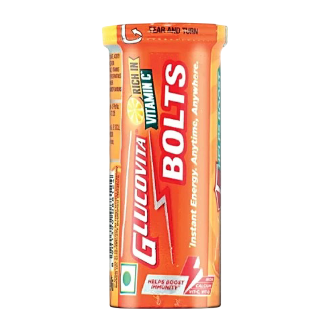 GLUCOVITA BOLTS ORANGE 10Rs