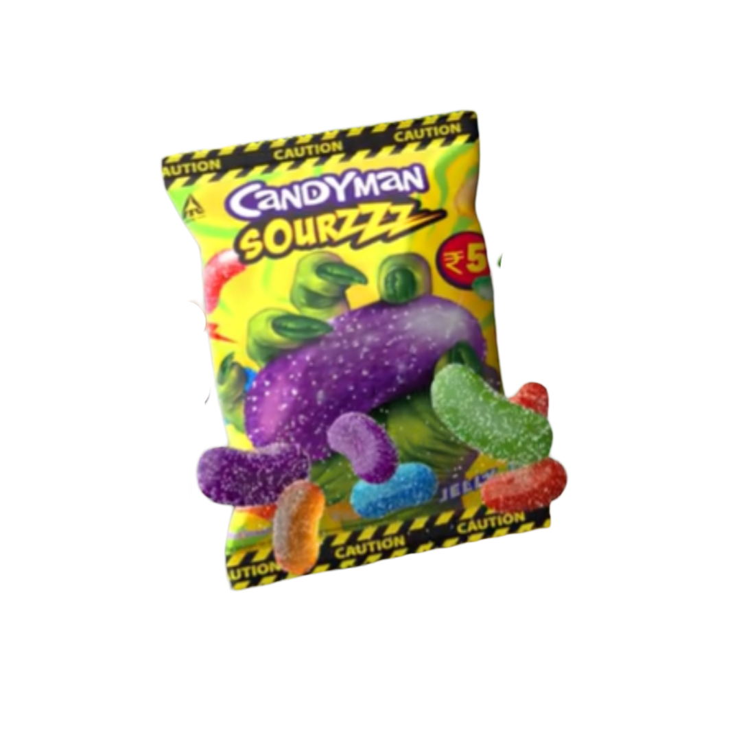 CANDYMAN  SOUR JELLI 5Rs