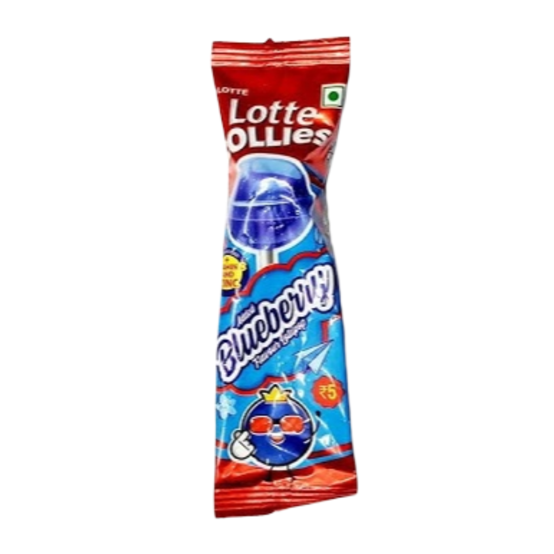 LOTTE LOLLIES BLUEBERRY LOLLIPOP