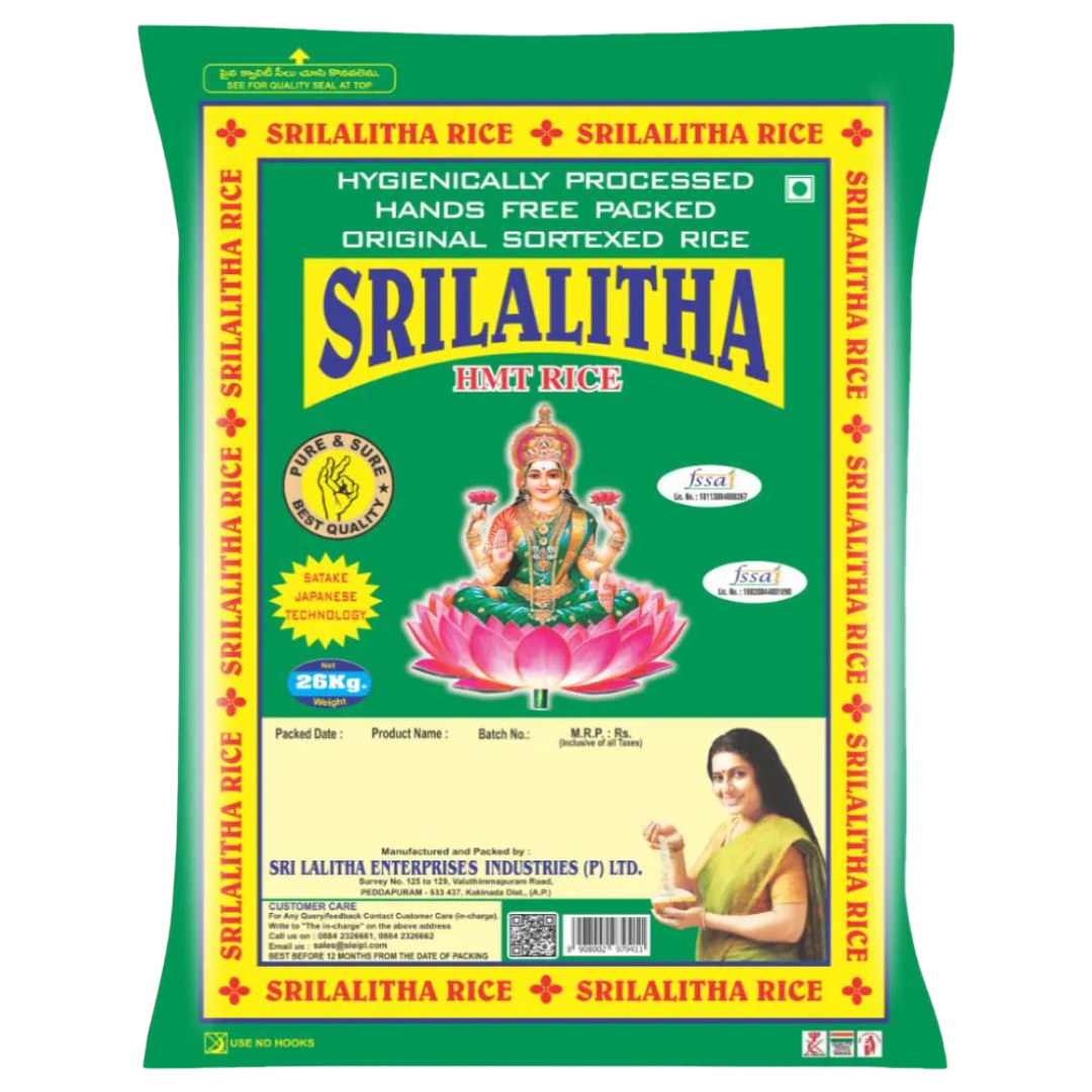 SRI LALITHA GREEN RICE BAG 26KGS