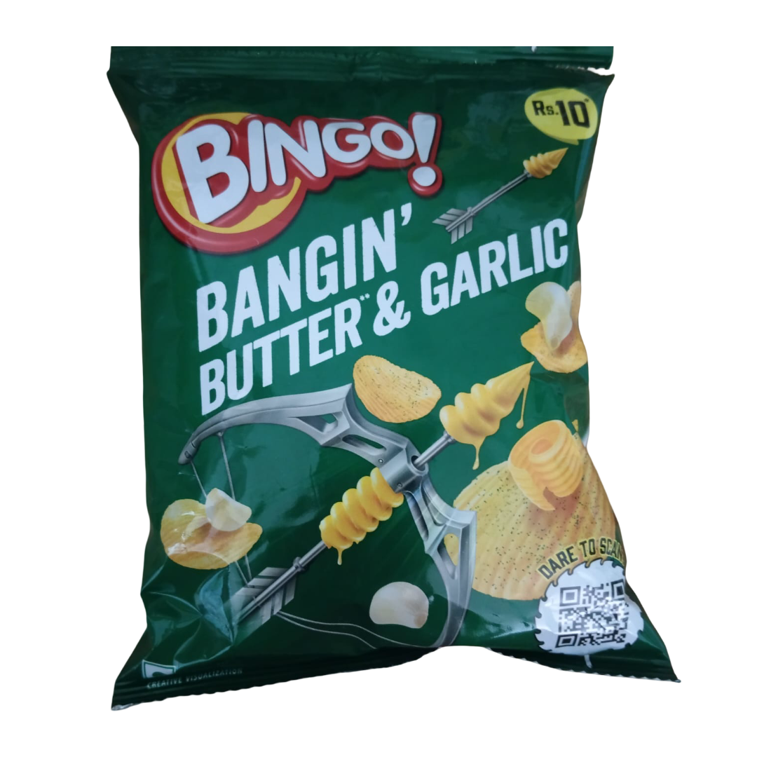 BINGO BANGIN BUTTER & GARLIC 10RS