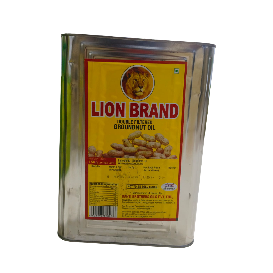 LION BRAND GROUNDNUT OIL15KG